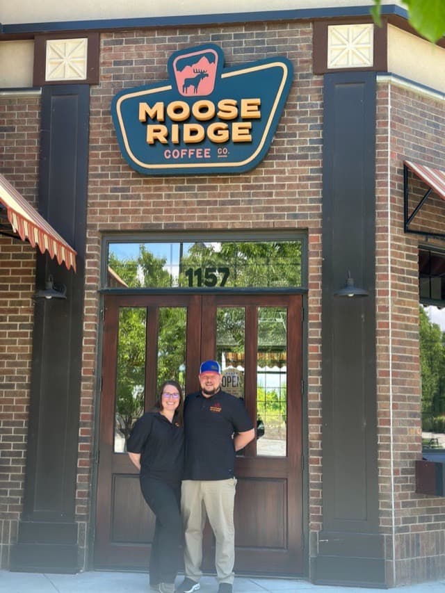 Kimberly and Beau, Moose Ridge Coffee Co.