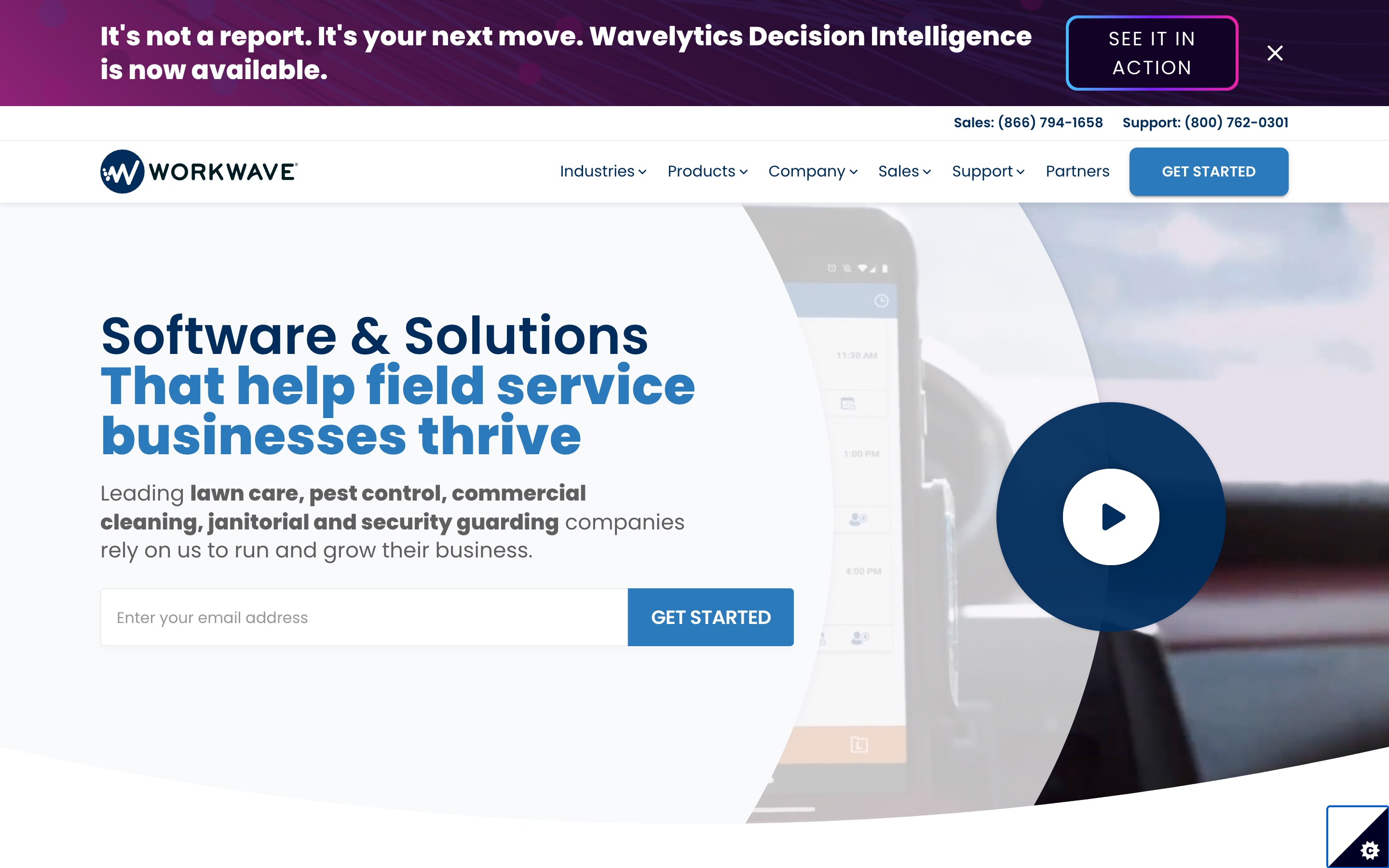WorkWave website