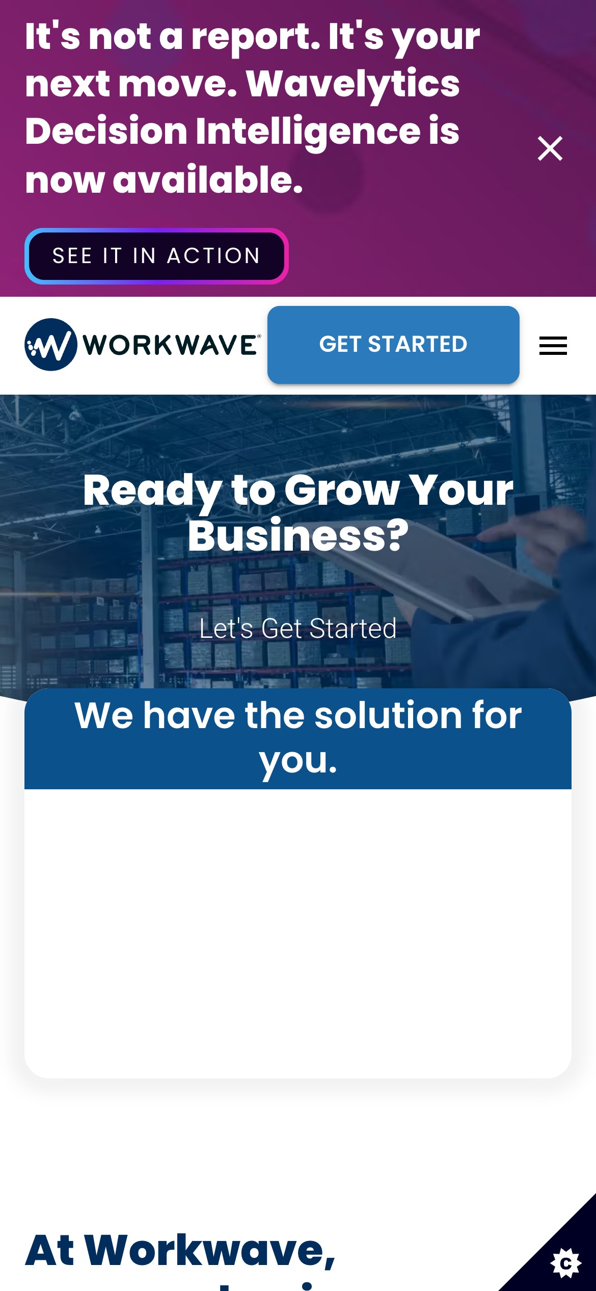 WorkWave on mobile